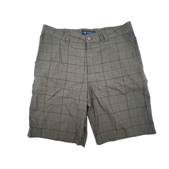 O'Neill Brown Paid Shorts Y2K Deadstock - Picture 1 of 7